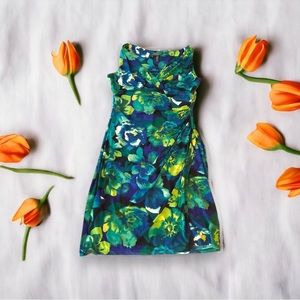 Lauren Ralph Lauren Floral Faux Wrap Dress. Size 12